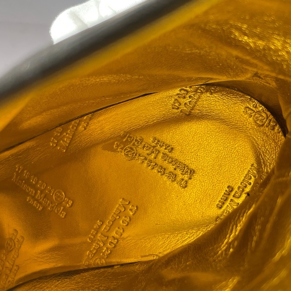 Super rare Margiela Tabi Black Boots Gold Insole - Picture 5 of 5